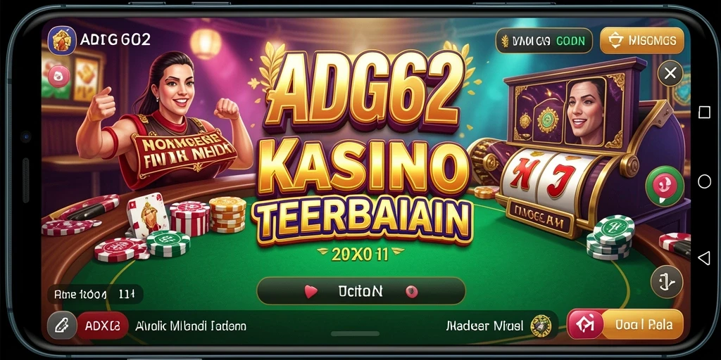 Tampilan gameplay yang menarik dari ADG62 untuk penggemar Kasino.