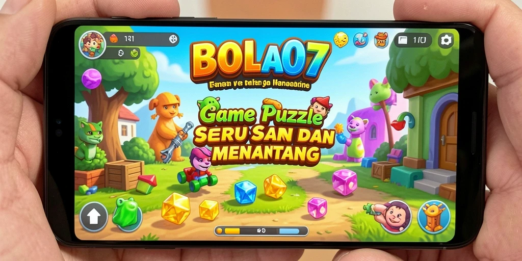 Screenshot BOLA07 menampilkan gameplay Puzzle yang menantang dan seru.