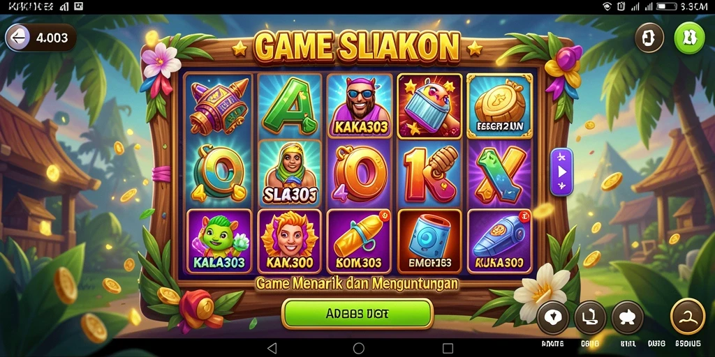 Tangkapan layar gameplay KAKA303 yang menampilkan mesin Slot mengasyikkan.