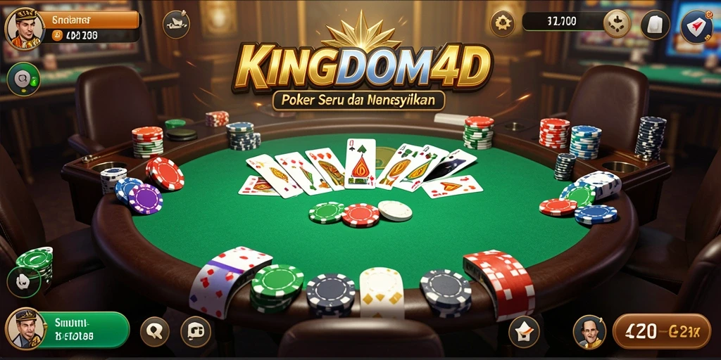 Gameplay Poker yang mengasyikkan dan menantang di KINGDOM4D.