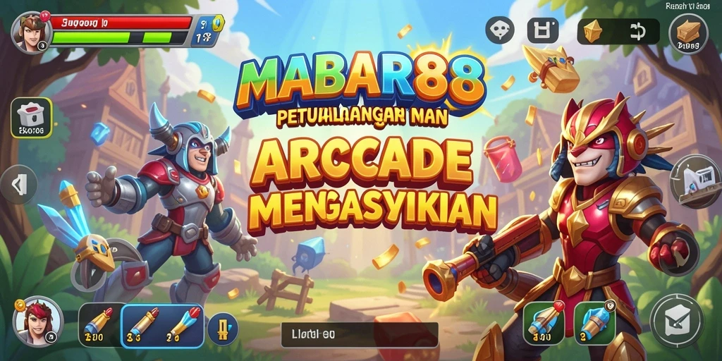 Tampilan gameplay MABAR88 yang mendebarkan dan penuh tantangan.