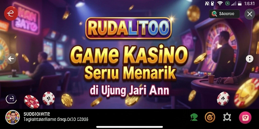 Screenshot utama RUDALTOTO menampilkan keseruan permainan kasino yang mengasyikkan.