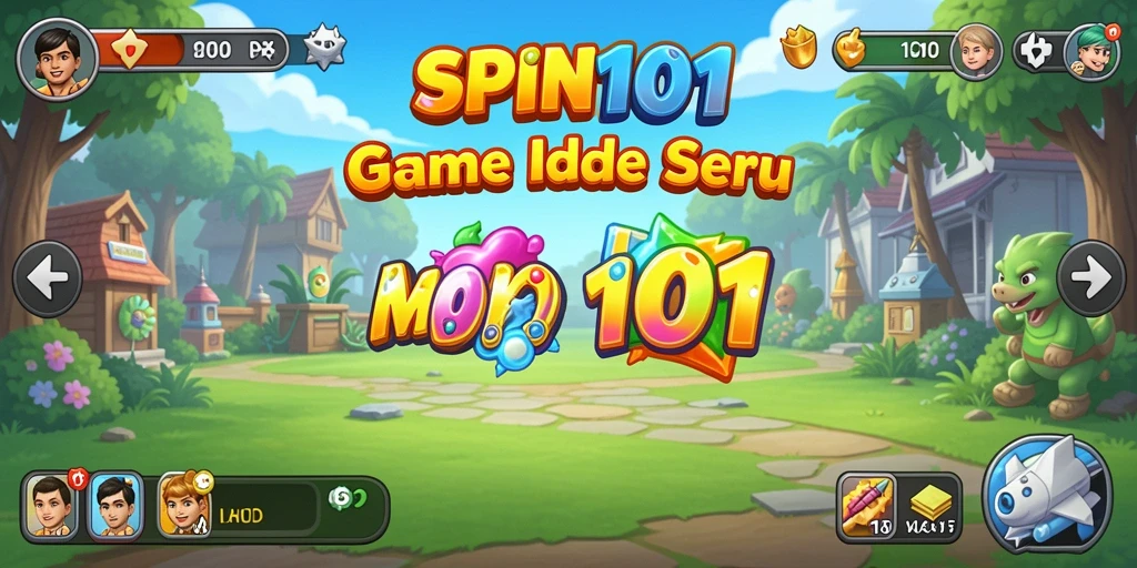 Tangkapan layar gameplay SPIN101 yang menampilkan mekanisme Idle yang menarik.